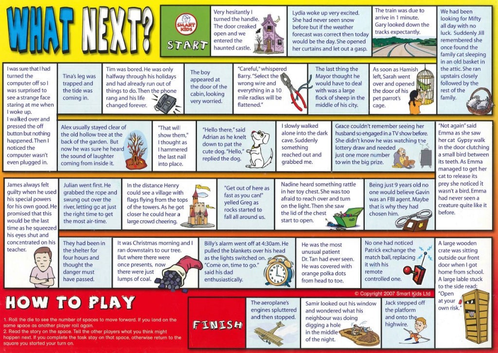 Comprehension Board Games L2 2