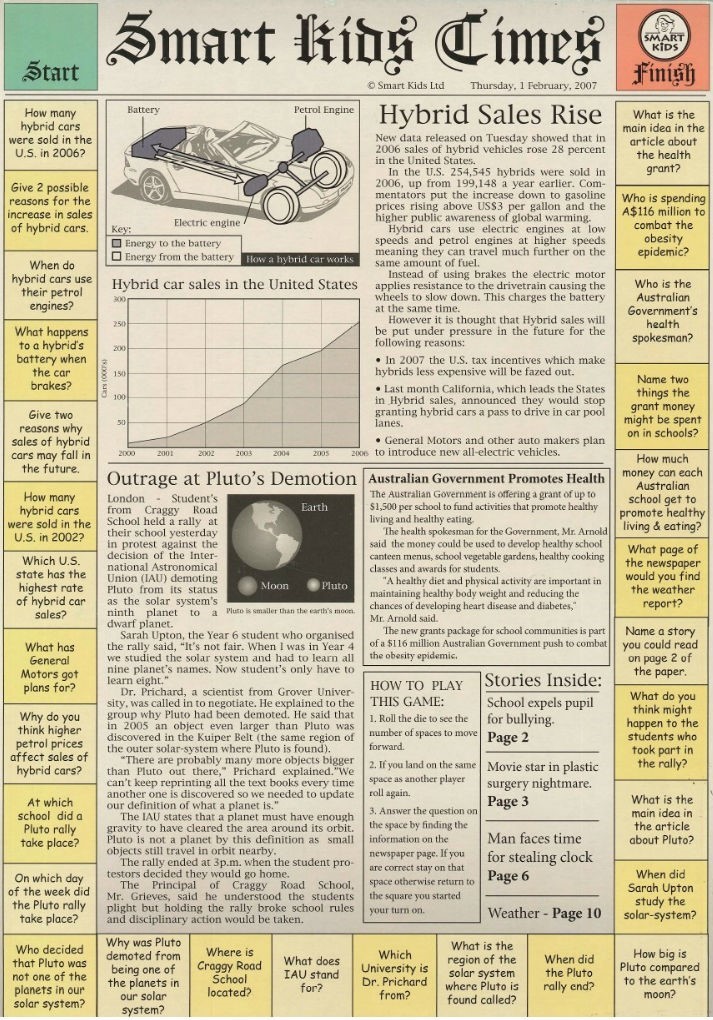 Comprehension Board Games L2 6