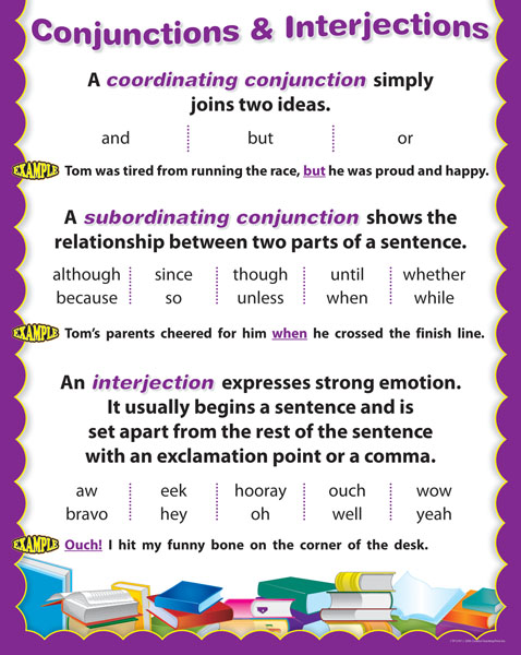 Conjunction And Interjection Examples